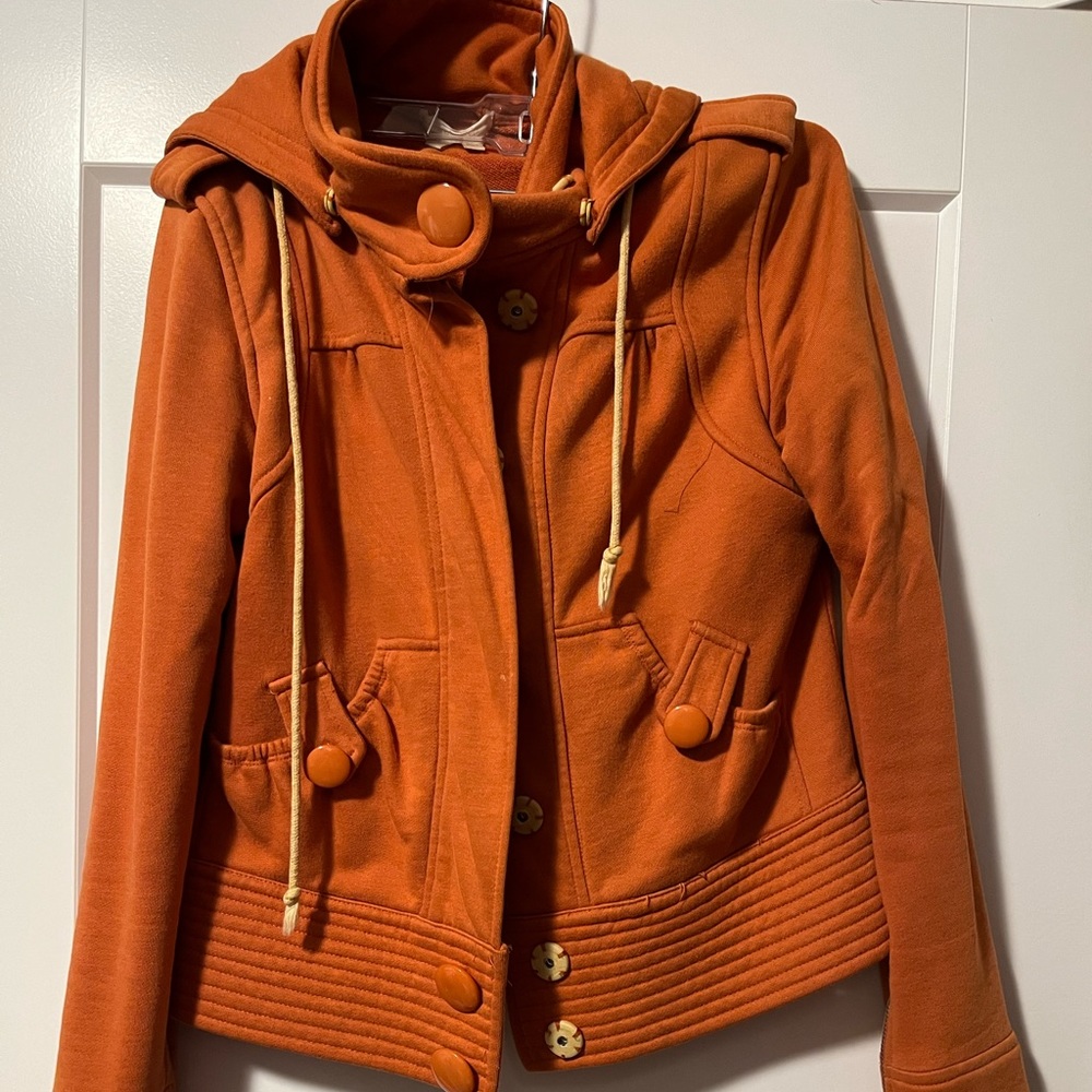 Orange women’s jacket size medium